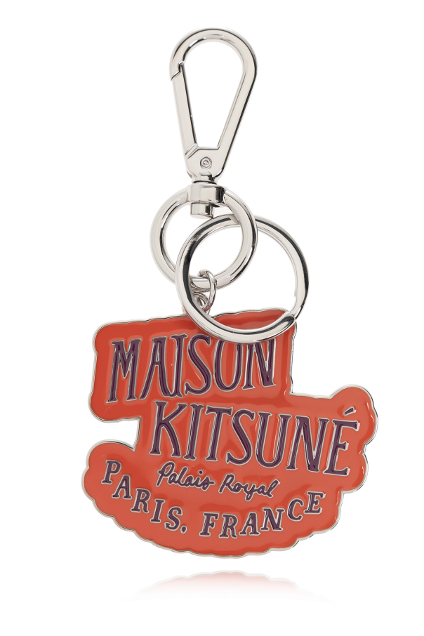 Maison Kitsuné Keyring with logo | Men's Accessorie | GenesinlifeShops